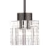 Livex Lighting Rotterdam 5" Wide Crystal Mini Pendant Black Chrome