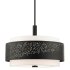 Livex Lighting Noria 4 Light 20" Wide Drum Chandelier Black