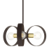 Livex Lighting Modesto 3 Light 19" Wide Chandelier Bronze