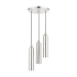 Livex Lighting Ardmore 3 Light 13" Wide Multi Light Pendant Brushed Nickel
