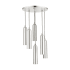 Livex Lighting Ardmore 6 Light 19" Wide Multi Light Pendant Brushed Nickel