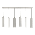 Livex Lighting Ardmore 6 Light 44" Wide Linear Pendant Brushed Nickel