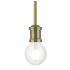 Livex Lighting Lansdale 5" Wide Mini Pendant Antique Brass