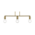 Livex Lighting Lansdale 3 Light 6" Wide Commercial Linear Chandelier Antique Brass