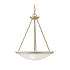 Livex Lighting Newburgh 3 Light 20" Wide Pendant Antique Brass