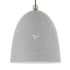 Livex Lighting Arlington Single Light 10" Wide Mini Pendant Nordic Gray with Brushed Nickel Accents