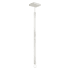 Livex Lighting Solna Single Light 9" Wide Abstract Mini Pendant Brushed Nickel