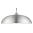 Livex Lighting Amador 18" Wide Pendant Brushed Aluminum / Polished Chrome Accents