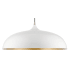 Livex Lighting Amador 3 Light 24" Wide Pendant Shiny White / Polished Chrome Accents