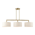 Livex Lighting Meridian 3 Light 51" Wide Drum Chandelier Antique Brass