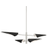 Livex Lighting Capistrano 4 Light 49" Wide Linear Chandelier Brushed Nickel