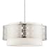 Livex Lighting Calinda 4 Light 20" Wide Drum Chandelier Brushed Nickel