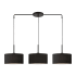 Livex Lighting Bainbridge 3 Light 49" Wide Linear Pendant Black
