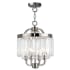 Livex Lighting Ashton 4 Light 13" Wide Chandelier with Clear Crystal Diffusers and Accents Brushed Nickel