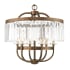 Livex Lighting Ashton 6 Light 24" Wide Chandelier with Clear Crystal Diffusers and Accents Hand Painted Palacial Bronze