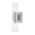 Livex Lighting Midtown 2 Light ADA Compliant Bathroom Sconce Brushed Nickel