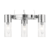 Livex Lighting Midtown 3 Light 1 Tier Mini Chandelier Chrome