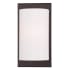 Livex Lighting Meridian 1 Light ADA Compliant Flush Mount Wall Sconce Bronze
