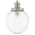 Livex Lighting Sheffield 1 Light Foyer Pendant Brushed Nickel