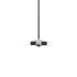 Livex Lighting Copenhagen 3 Light 13" Wide Mini Chandelier Black