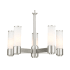 Livex Lighting Weston 5 Light 24" Wide Chandelier with Downlighting Brushed Nickel