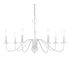 Livex Lighting Windsor 7 Light 28" Wide Taper Candle Chandelier Antique White