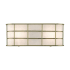 Livex Lighting Blanchard 2 Light 5" Tall Wall Sconce Antique Brass