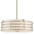 Livex Lighting Blanchard 4 Light 20" Wide Drum Chandelier Antique Brass