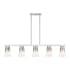 Livex Lighting Bennington 5 Light 5" Wide Linear Pendant Brushed Nickel