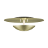 Livex Lighting Ventura 2 Light 15" Wide Semi-Flush Bowl Ceiling Fixture Antique Brass