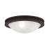 Livex Lighting Ariel 3 Light Flush Mount Ceiling Fixture Bronze