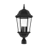 Livex Lighting Hamilton 3 Light 28" Tall Outdoor Single Head Post Light Textured Black
