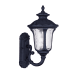 Livex Lighting Oxford 15" Tall Outdoor Wall Sconce Black