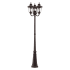 Livex Lighting Oxford 3 Light 87" Tall Outdoor Multi Head Post Light Bronze