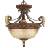 Livex Lighting Villa Verona Convertible 2 Light Semi-Flush / Flush Mount Ceiling Fixture Verona Bronze