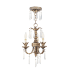 Vintage Gold Leaf - Chain Mount Chandelier