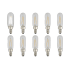 Livex Lighting Pack of (60) 2.6 Watt Vintage Edison Dimmable T8 Candelabra (E12) LED Bulbs - 200 Lumens, 3000K, and 90CRI Clear