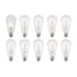 Livex Lighting Pack of (10) 4 Watt Vintage Edison Dimmable ST19 Medium (E26) LED Bulbs - 400 Lumens, 2700K, and 90CRI Clear