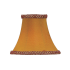 Livex Lighting Chandelier Shade with Gold/Burgundy Illusion Bell Clip Shade with Fancy Trim from Chandelier Shade Series Gold/Burgundy Illusion Bell Clip Shade with Fancy Trim