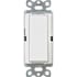 Lutron Claro 120 Volt 15 Ampere 3-Way Designer Switch with Locator Light White
