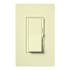 Lutron Diva 450 Watt 120 Volt 3-Way Magnetic Low Voltage Preset Dimmer with Locator Light Almond