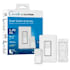 Lutron Claro 3-Way Smart Home Switch Kit with Pico Paddle Remote Control Gloss White