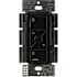 Lutron Caseta Wireless Smart Home In-Wall Electronic Low Voltage Dimmer with Favorite Button Black