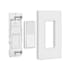 Lutron Pico Paddle Remote Wall-Mounting Kit, wireless on/off control for smart dimmers and switches White