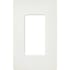 Lutron Claro 1 Gang Wall Plate for Decorator-Style Dimmers, Switches, and Outlets Architectural White
