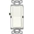 Lutron Claro Single Pole, On/Off Rocker Switch, 15A Biscuit