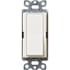 Lutron Claro Single Pole, On/Off Rocker Switch with Locator Light, 15A Biscuit