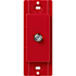 Lutron Claro Single Cable Designer Wall Jack (Wall Plate Sold Separately) Signal Red