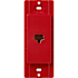Lutron Claro 6 Conductor Designer Telephone Jack for RJ11 Cable Signal Red