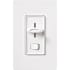 Lutron Skylark 120 Volt 300 Watt 3-Way Electronic Low Voltage Preset Dimmer White
